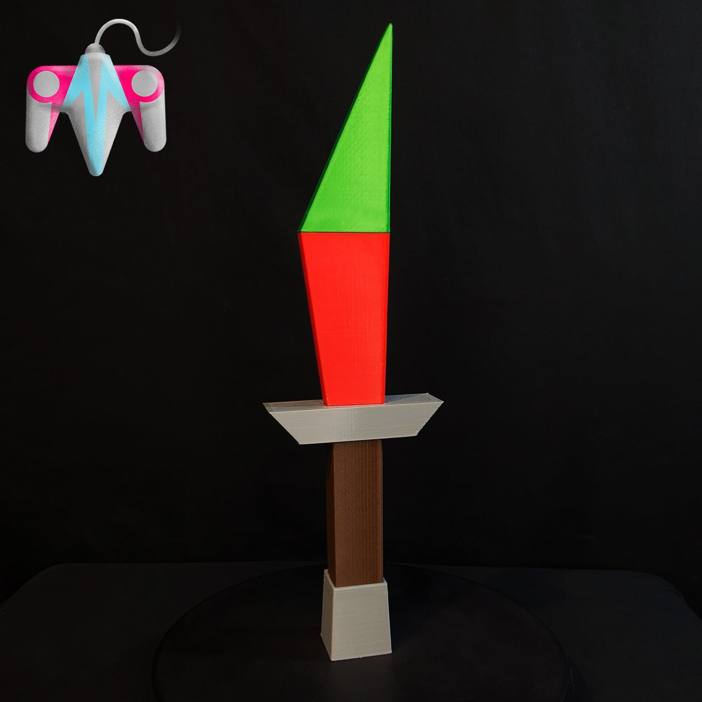 3D Printed OSRS Poison Dragon Dagger
