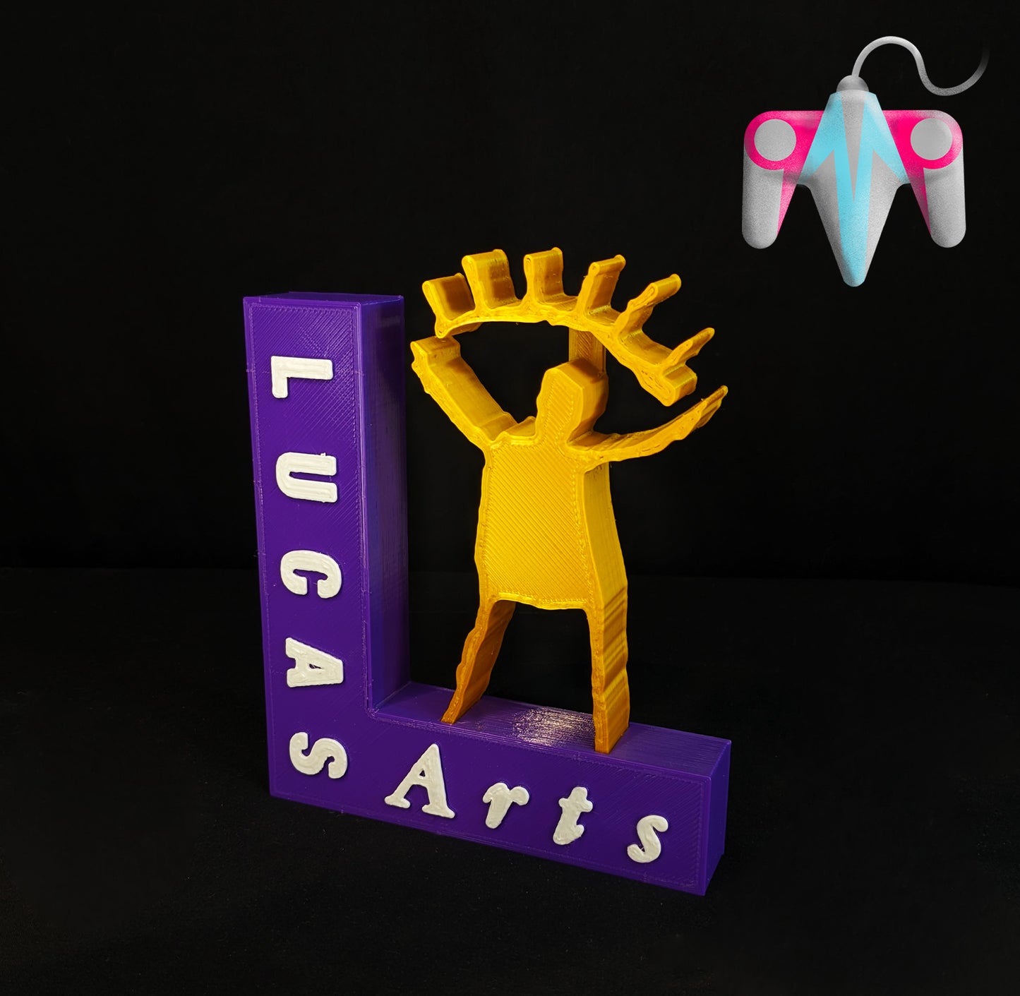 3D Printed Lucasarts Plaque Wall/Shelf Decor (FREE SHIPPING)
