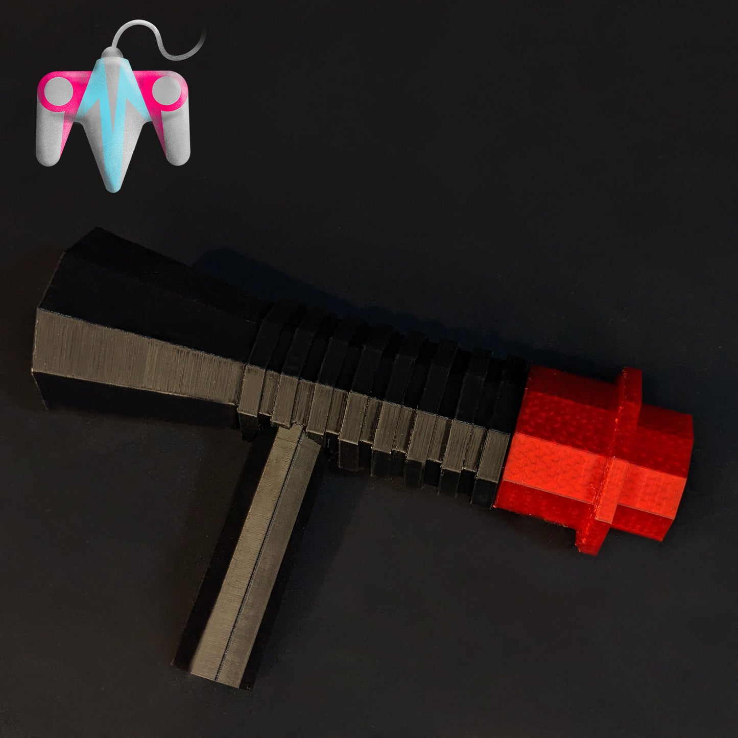 3D Printed Life Size LowPoly Megaphone Blaster (FREE SHIPPING)