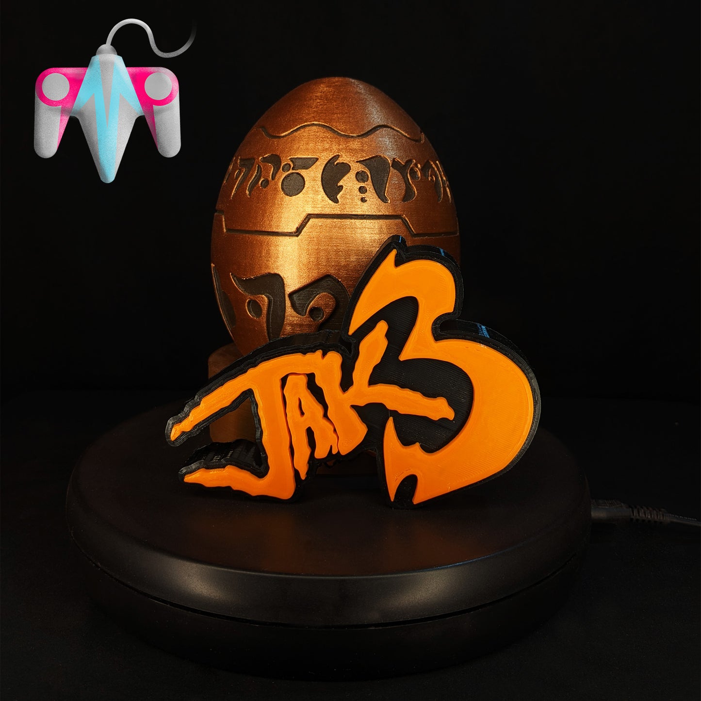 3D Printed Jak 3 Wall/Shelf Decor (FREE SHIPPING)