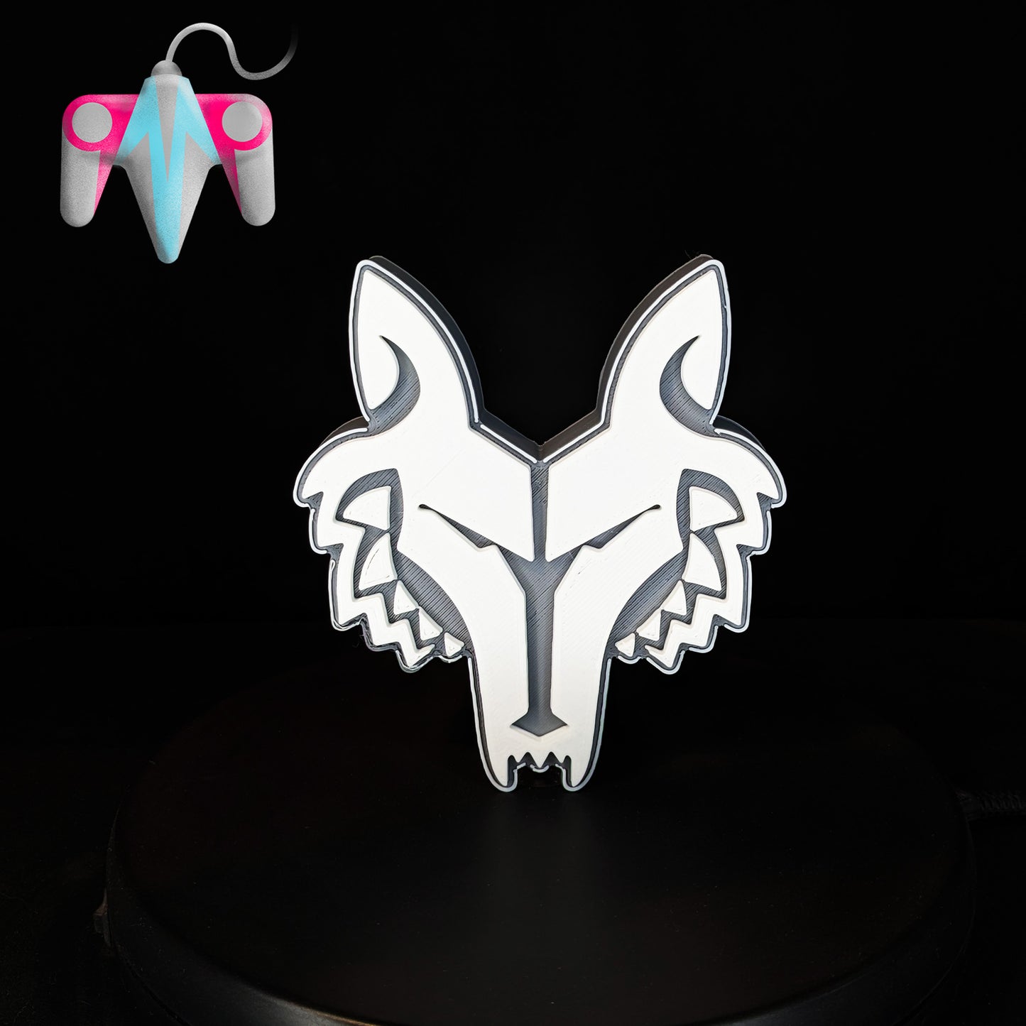 3D Printed Wolffe Plaque Wall/Shelf Decor (FREE SHIPPING)