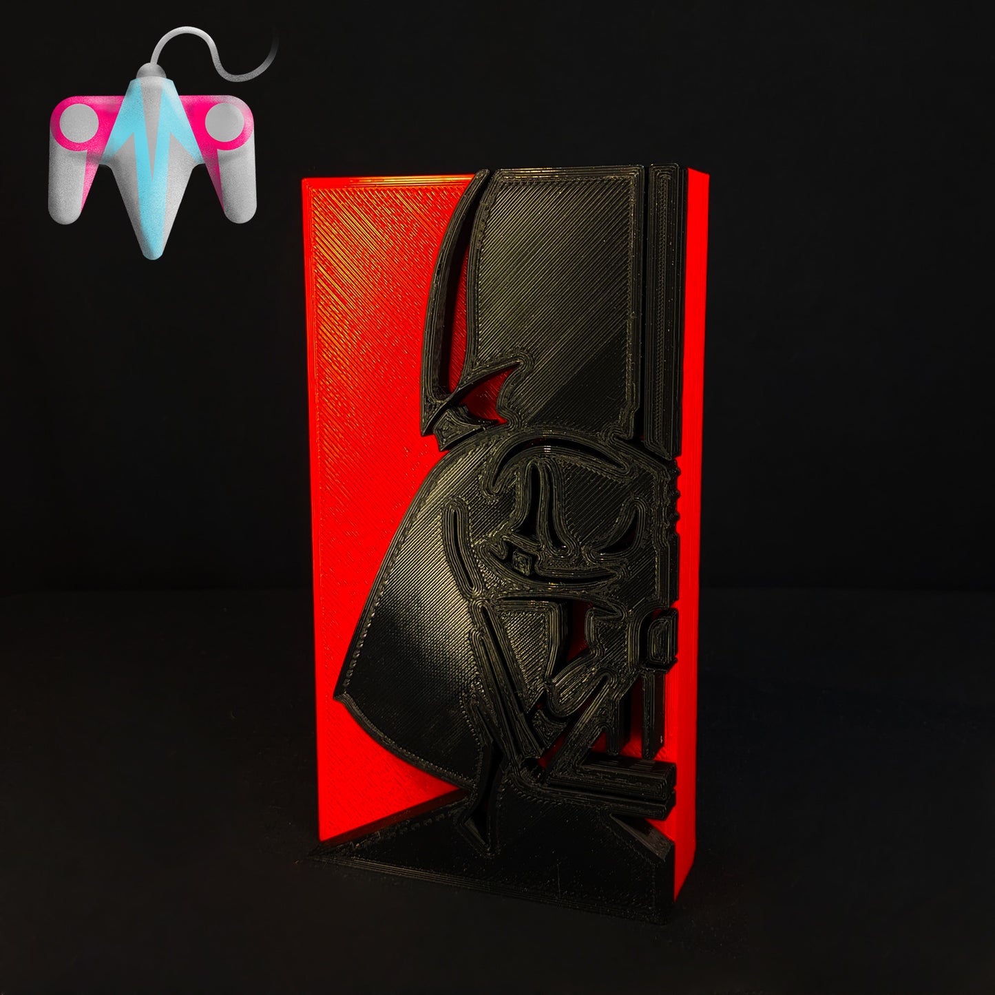 3D Printed Darkside Plaque Wall/Shelf Decor