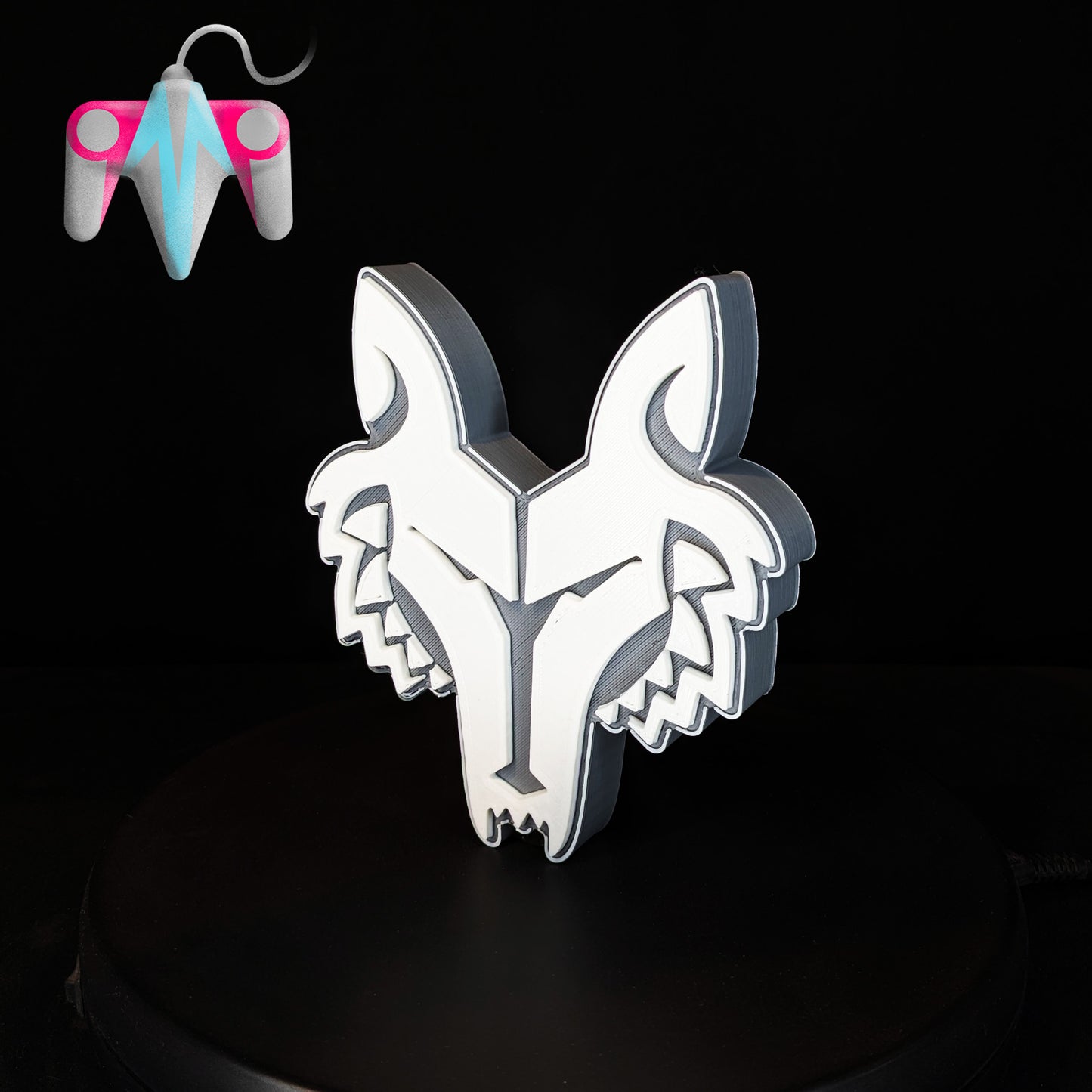 3D Printed Wolffe Plaque Wall/Shelf Decor (FREE SHIPPING)