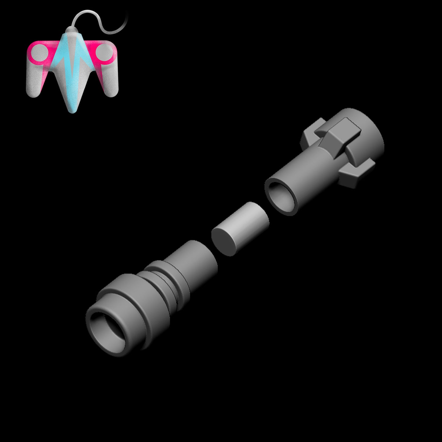 Life Size Saber Hilt (3D File)