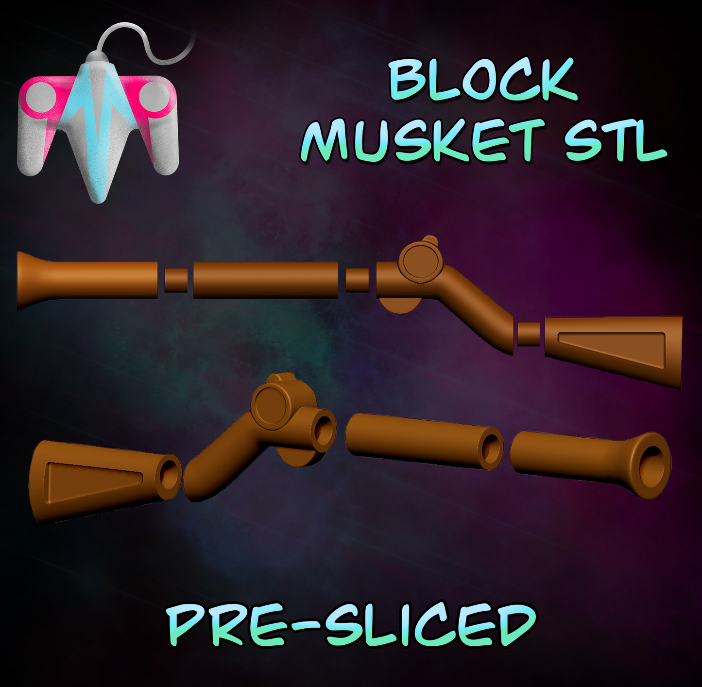 Block Musket (3D File)