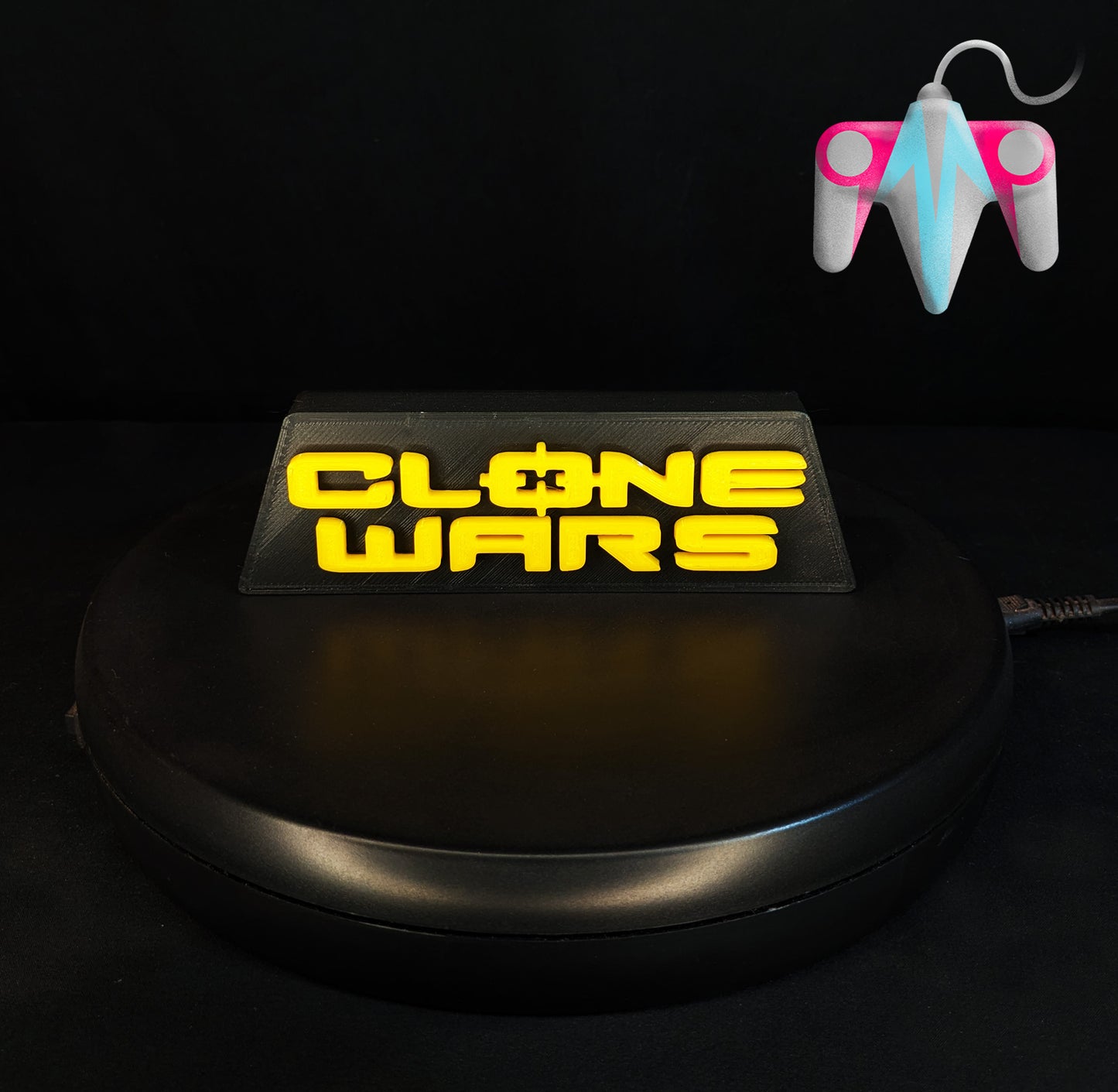 3D Printed SW Clone Wars Plaque Wall/Shelf Decor (FREE SHIPPING)