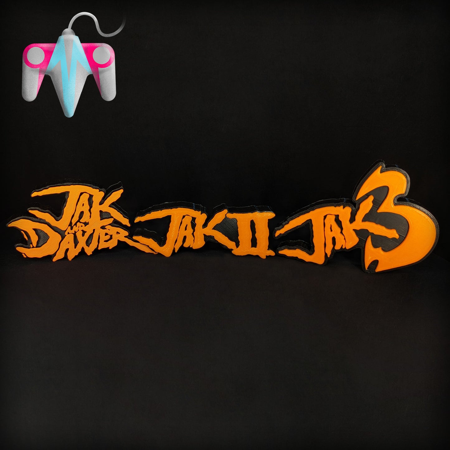 3D Printed Jak 3 Wall/Shelf Decor (FREE SHIPPING)