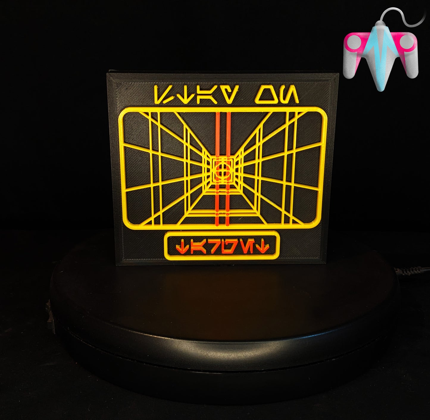 3D Printed Stay On Target Plaque Wall/Shelf Decor (FREE SHIPPING)