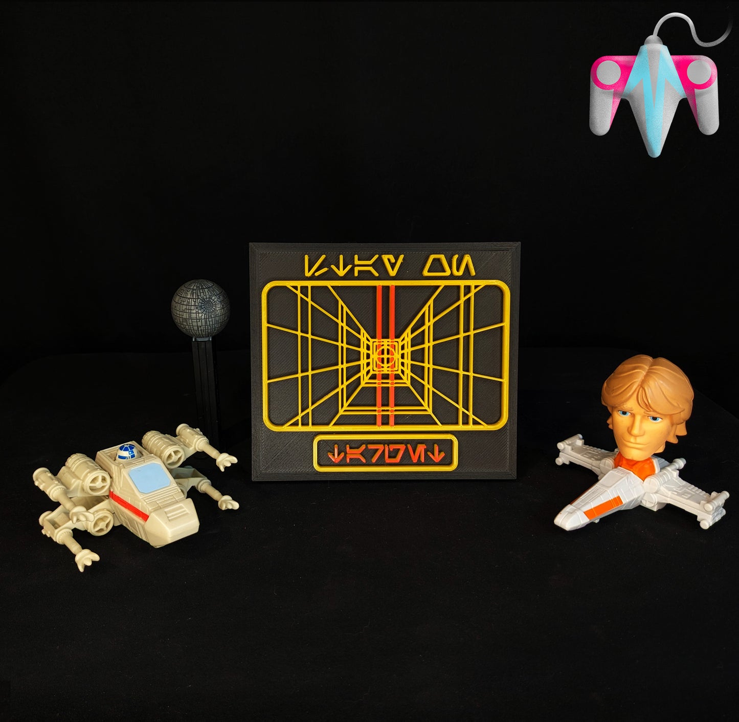 3D Printed Stay On Target Plaque Wall/Shelf Decor (FREE SHIPPING)