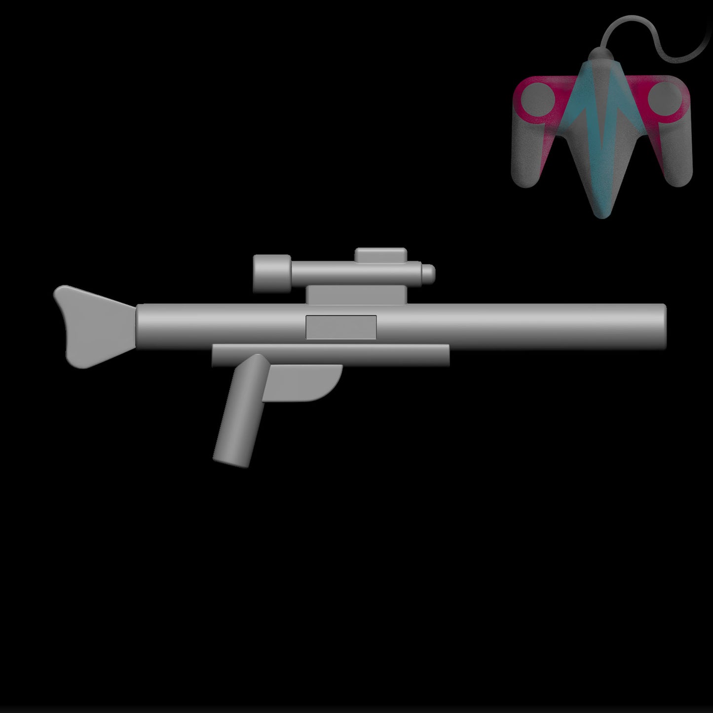 Long Blaster (3D File)