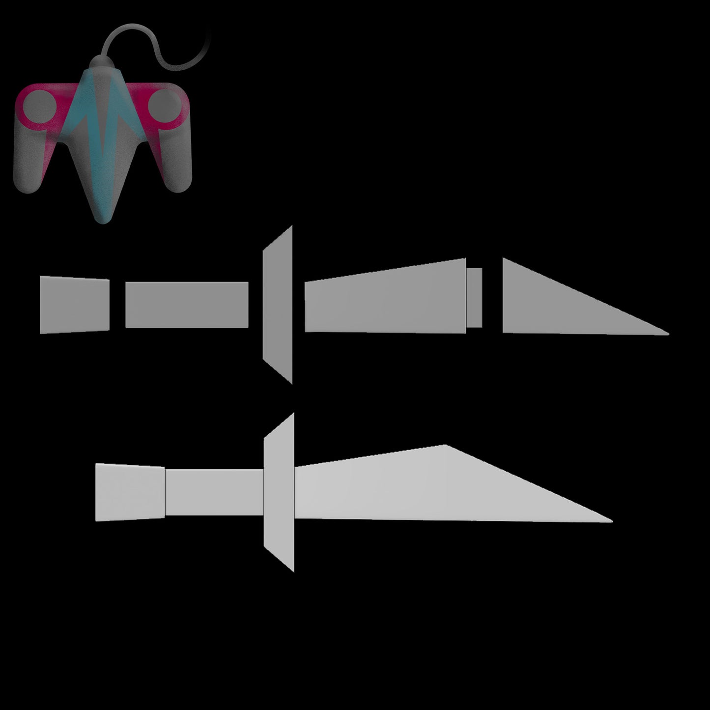 OSRS Dragon Dagger (3D File)