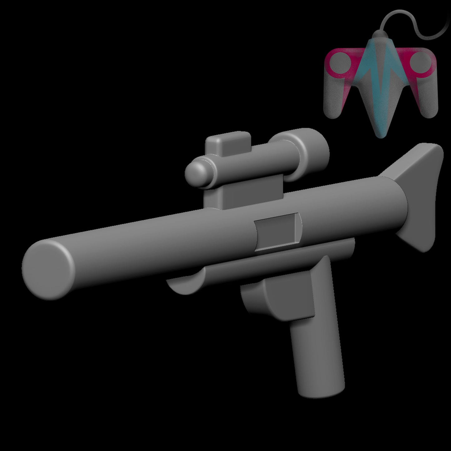 Long Blaster (3D File)