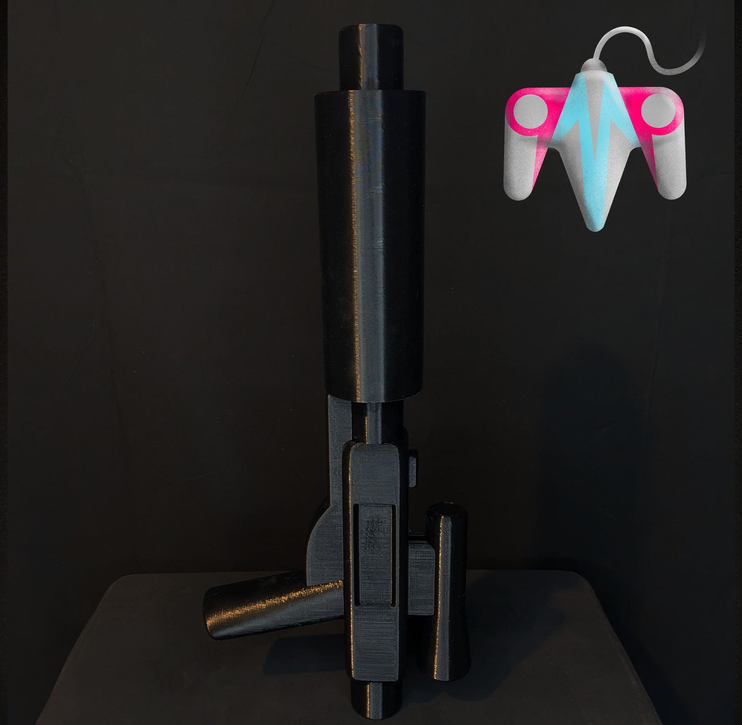 3D Printed Life Size Short Blaster with Barrel