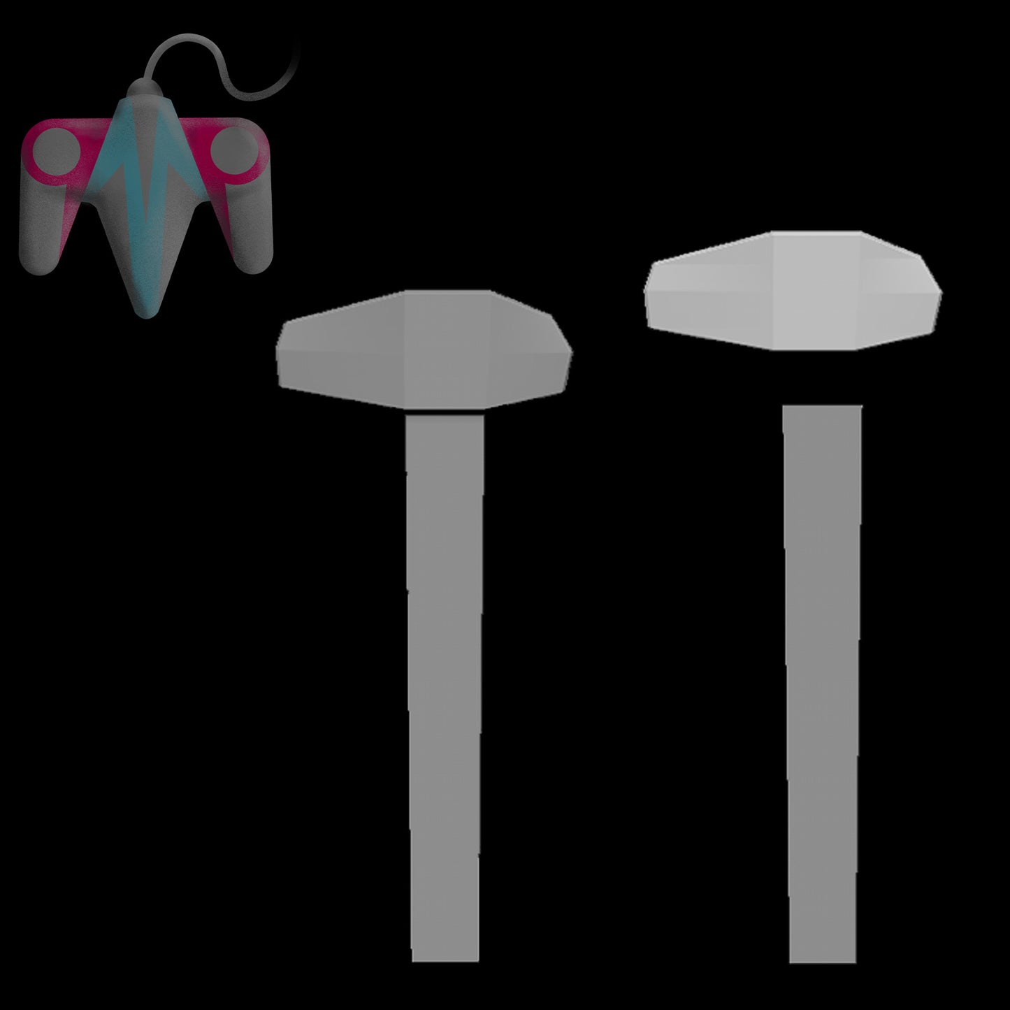OSRS Smithing Bar and Hammer (3D File)