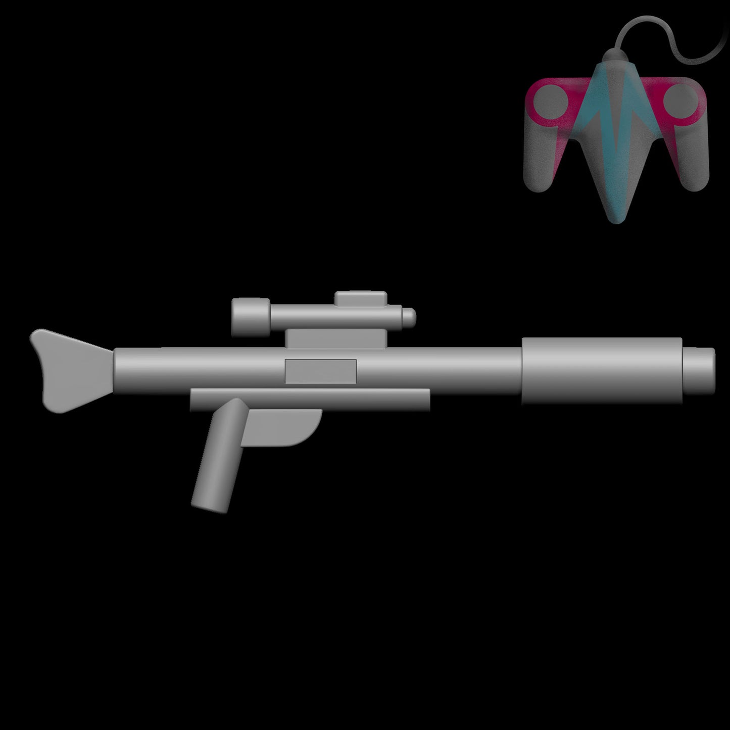 Long Blaster (3D File)