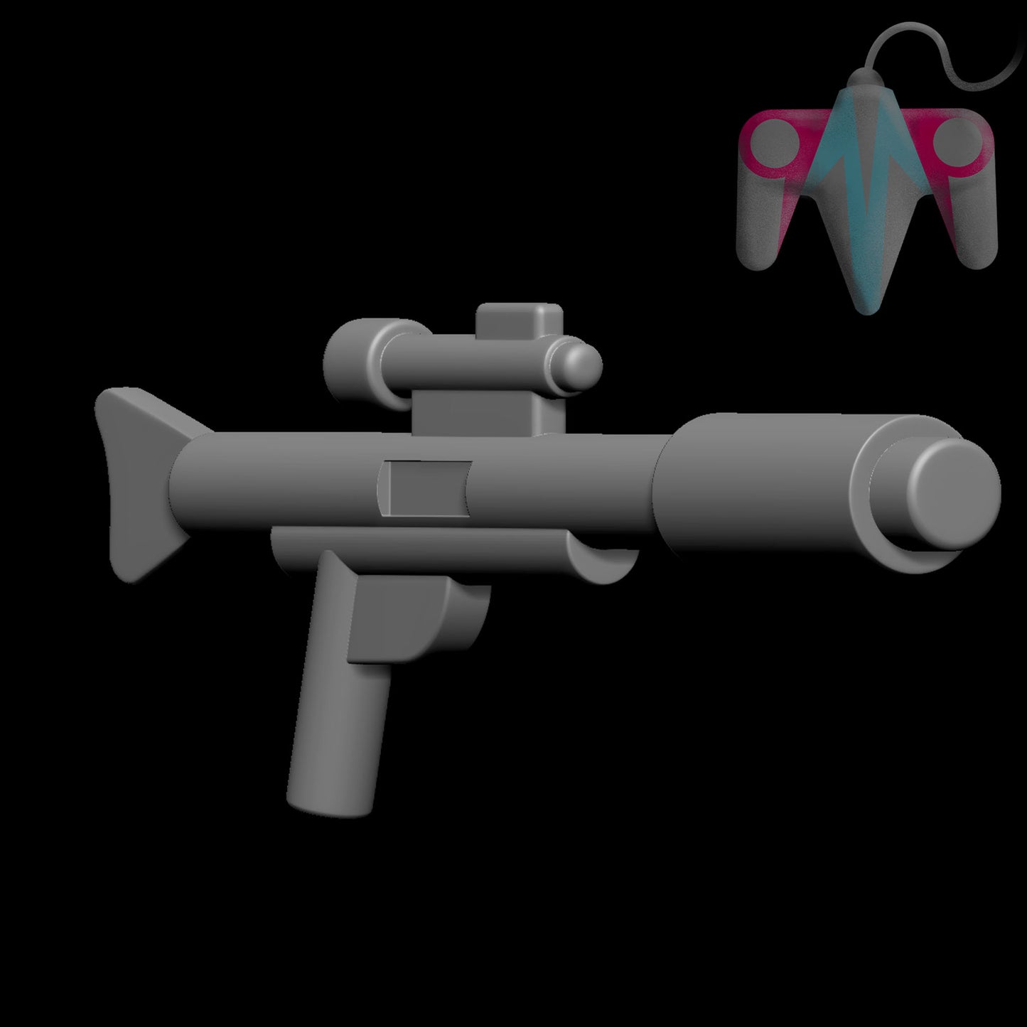Long Blaster (3D File)