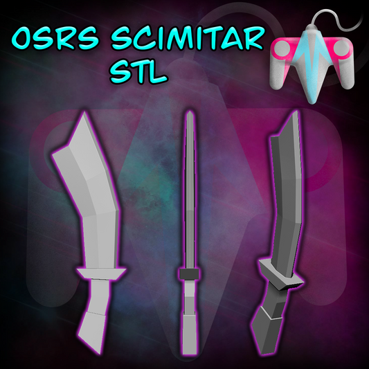 OSRS Scimitar (3D File)
