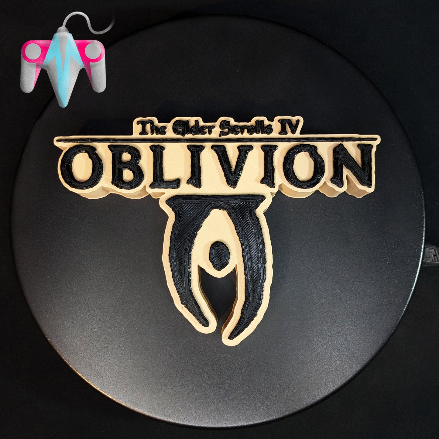 3D Printed Oblivion Plaque Wall/Shelf Decor  (FREE SHIPPING)