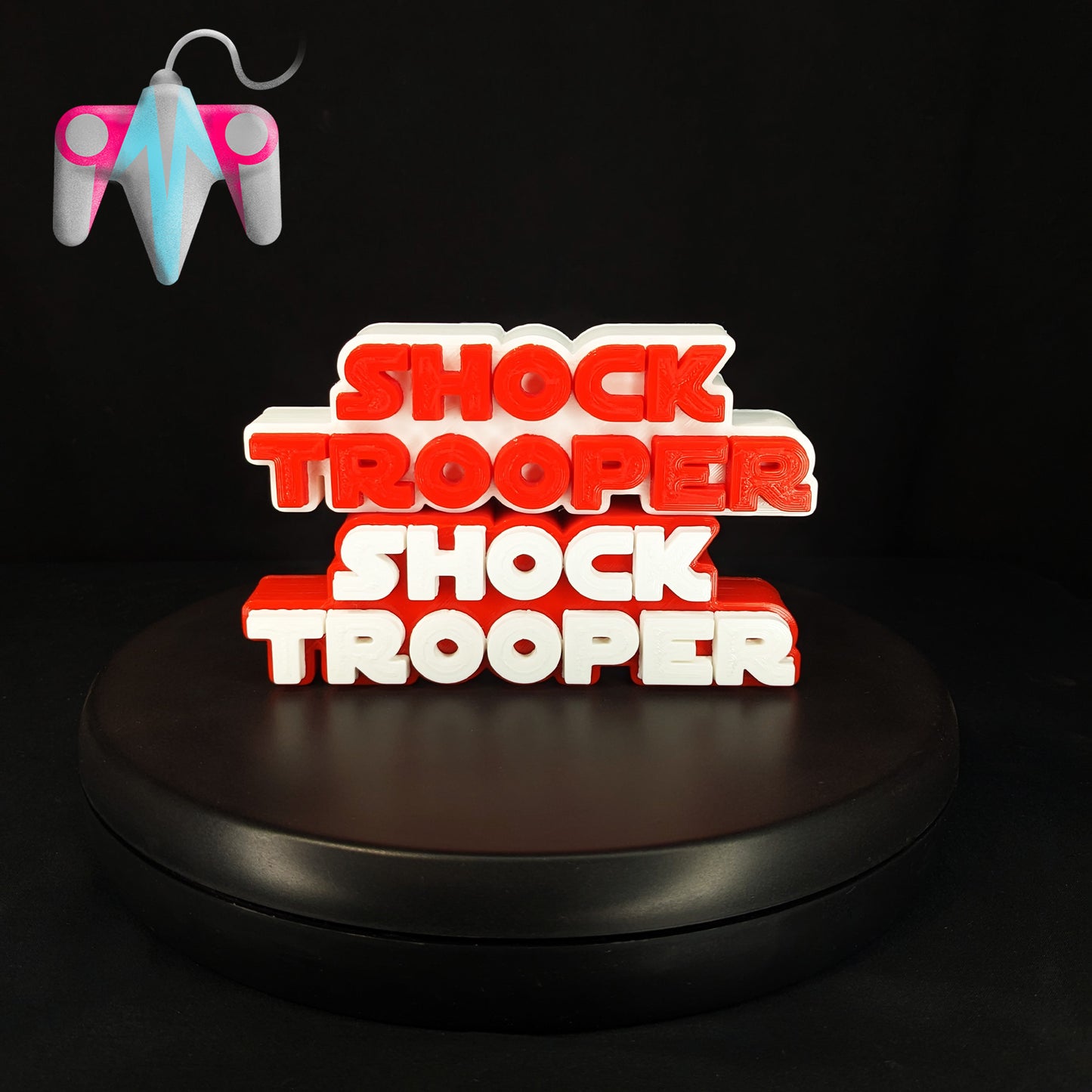 3D Printed Shock Trooper Plaque Wall/Shelf Decor (FREE SHIPPING)