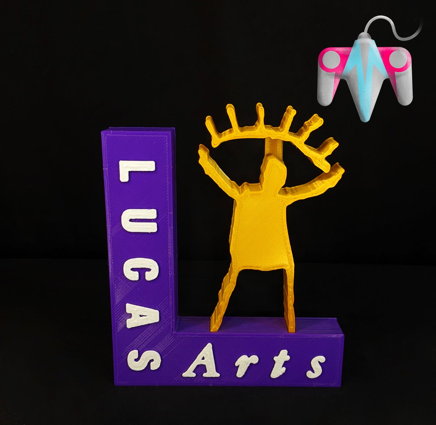 3D Printed Lucasarts Plaque Wall/Shelf Decor (FREE SHIPPING)
