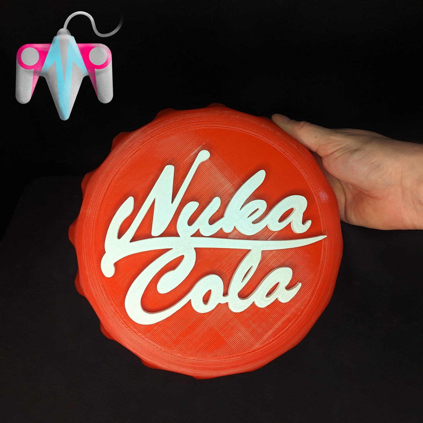 3D Printed Nuka Cola Bottle Cap Wall/Shelf Decor (FREE SHIPPING)