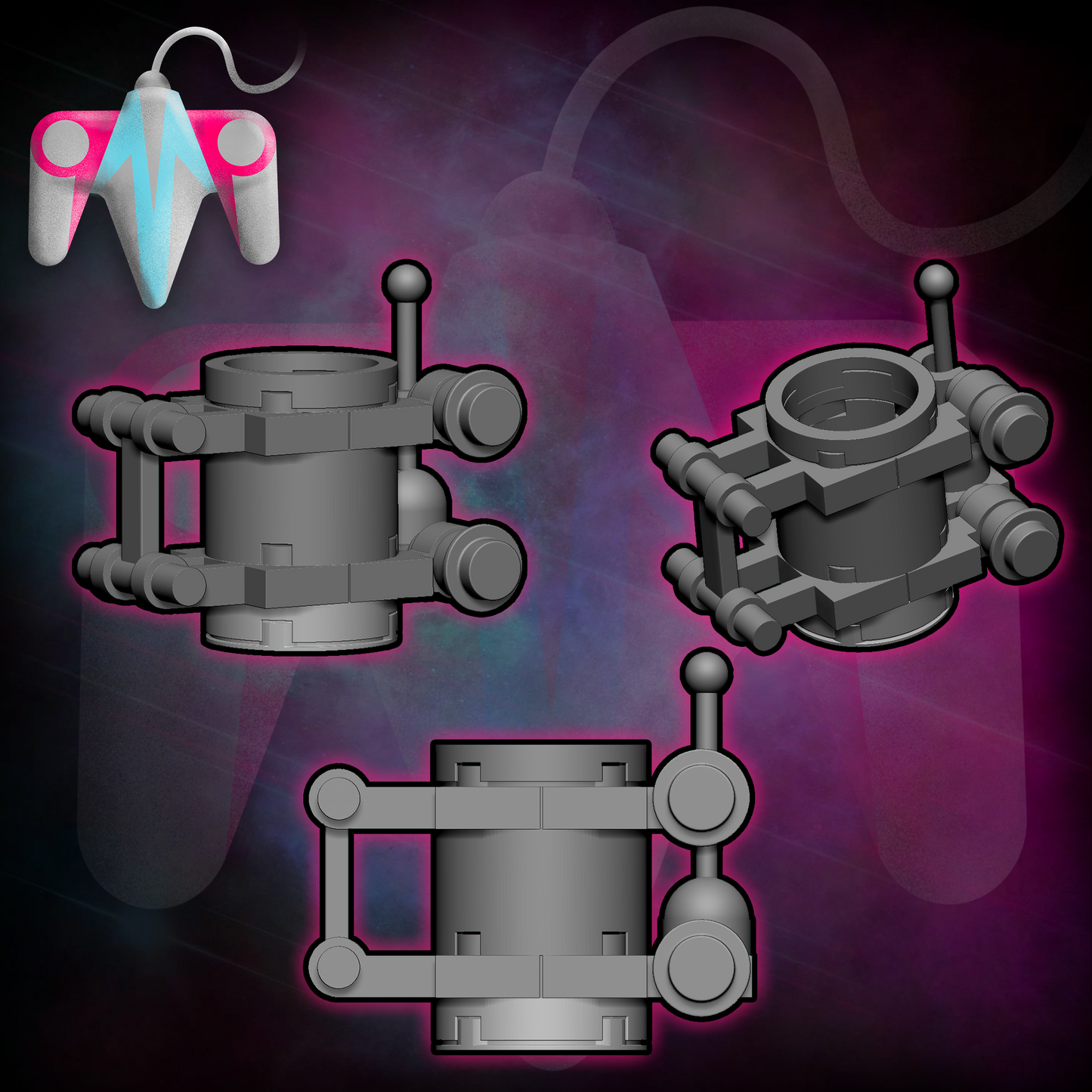 Mini Kit Soda Holders (3D File)