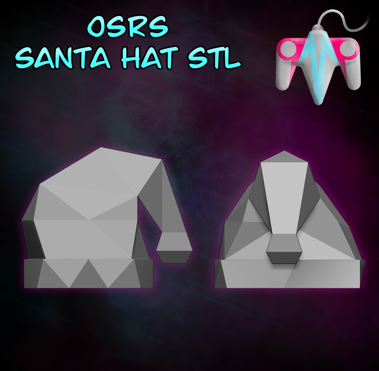 OSRS Santa Hat Statue (3D File)