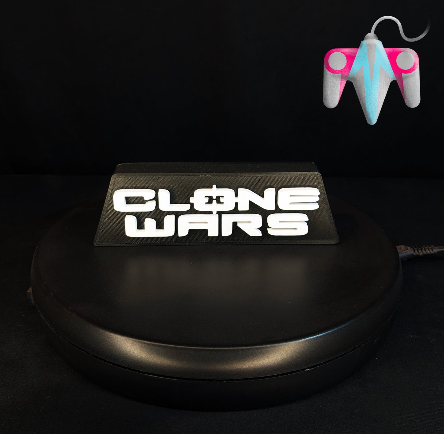3D Printed SW Clone Wars Plaque Wall/Shelf Decor (FREE SHIPPING)