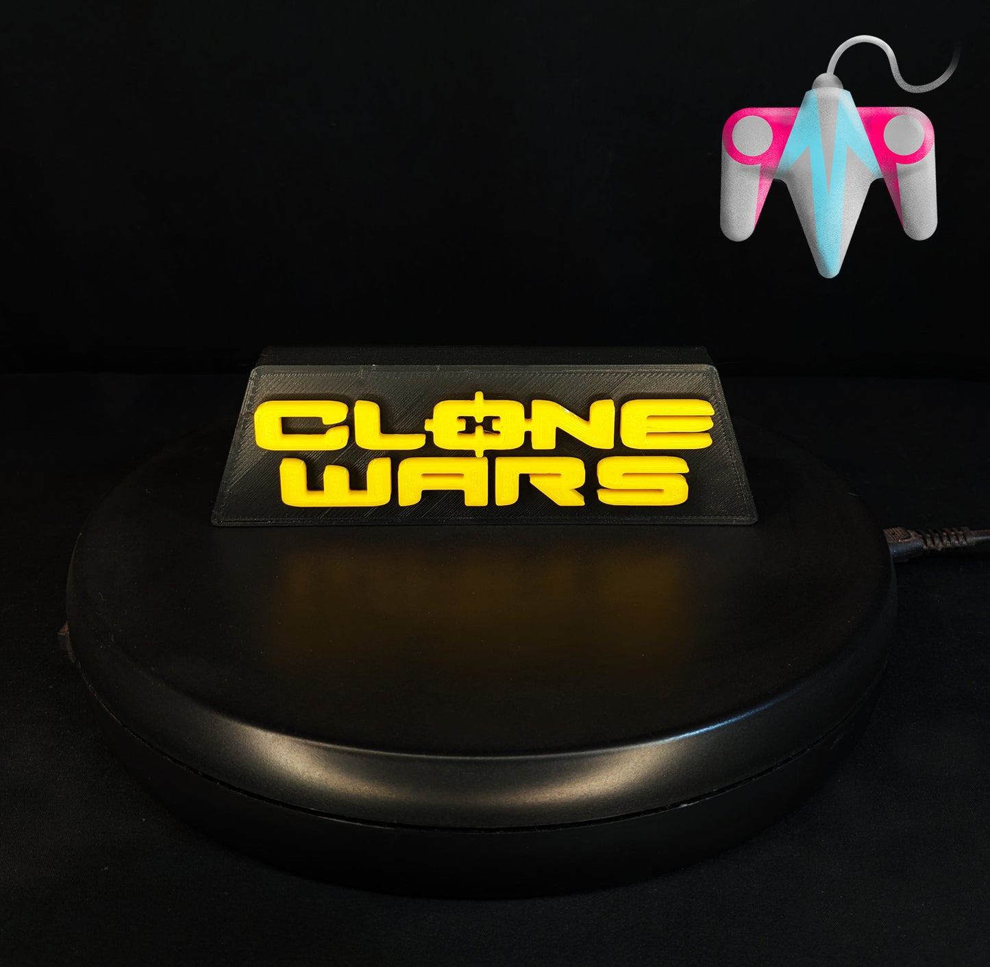 3D Printed SW Clone Wars Plaque Wall/Shelf Decor (FREE SHIPPING)