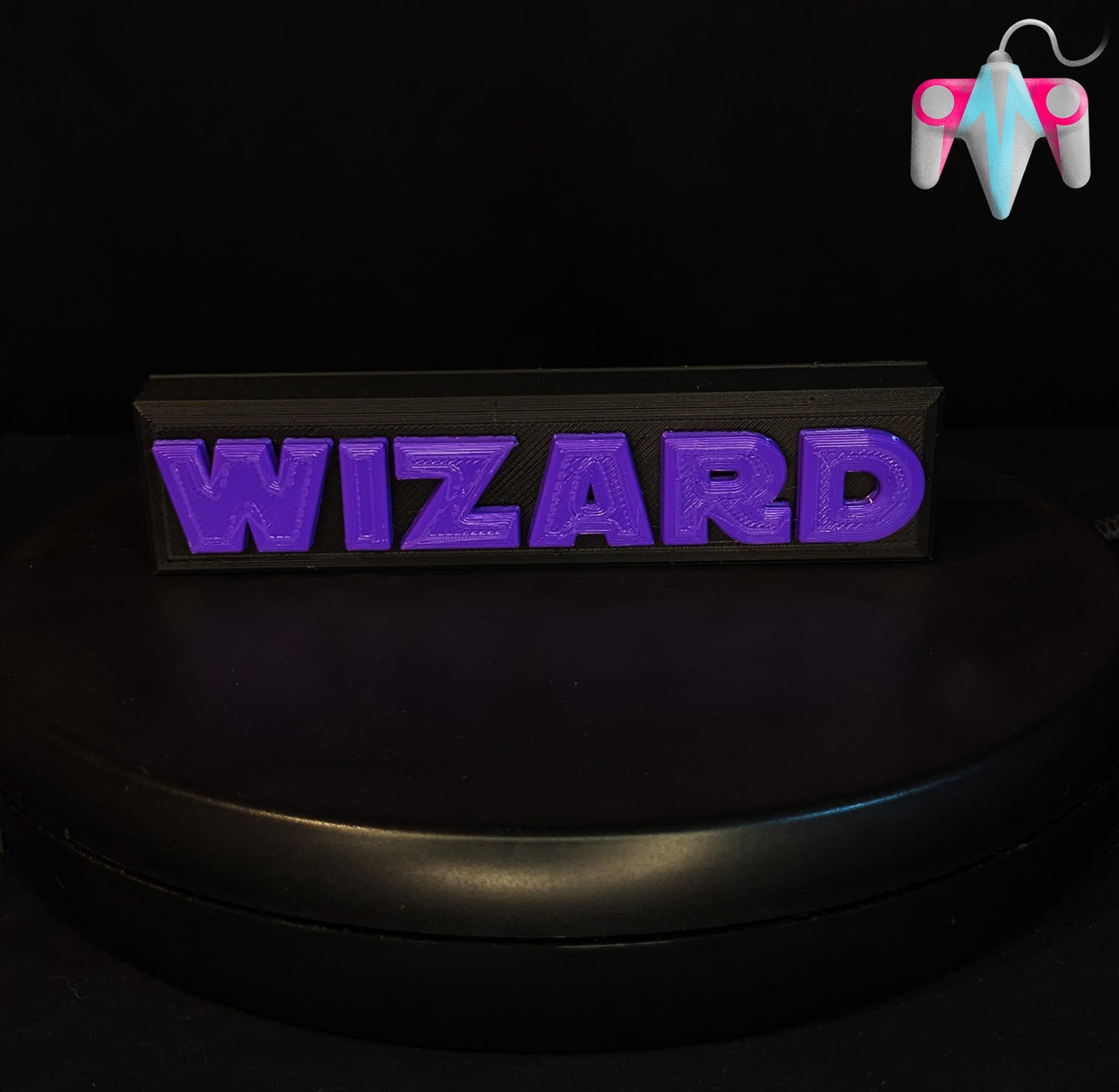 3D Printed WIZARD Plaque Wall/Shelf Decor (FREE SHIPPING)