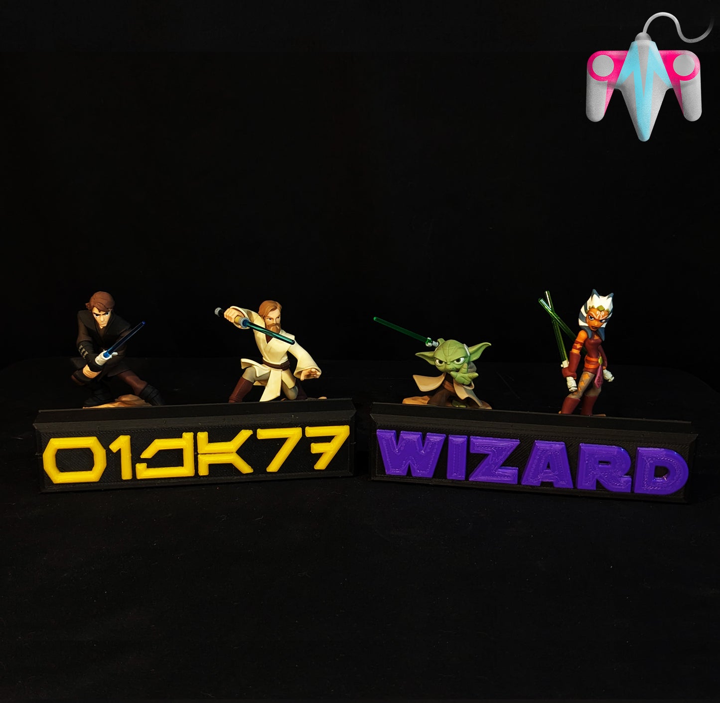 3D Printed WIZARD Plaque Wall/Shelf Decor (FREE SHIPPING)