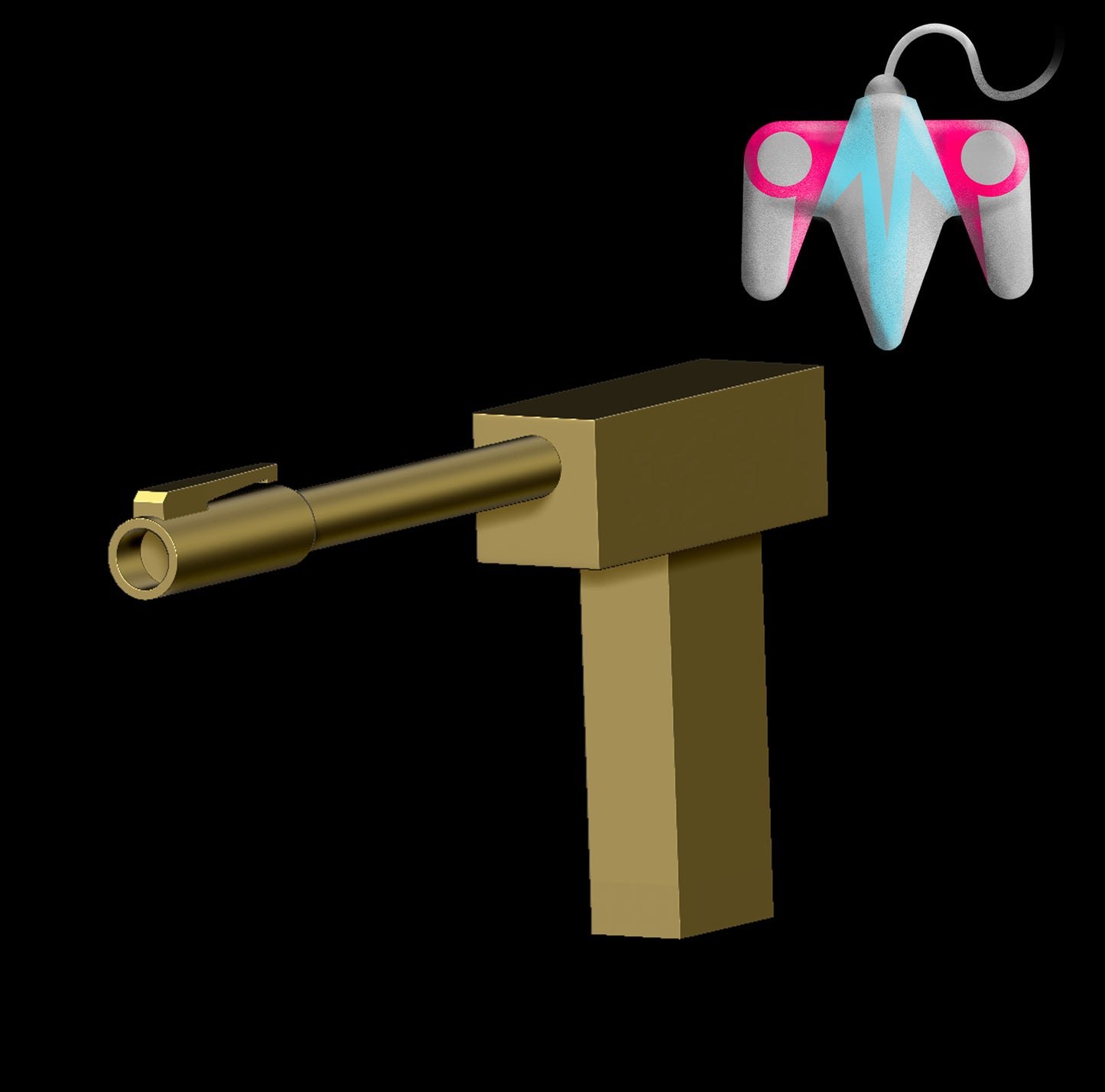 Golden Gun (3D File)