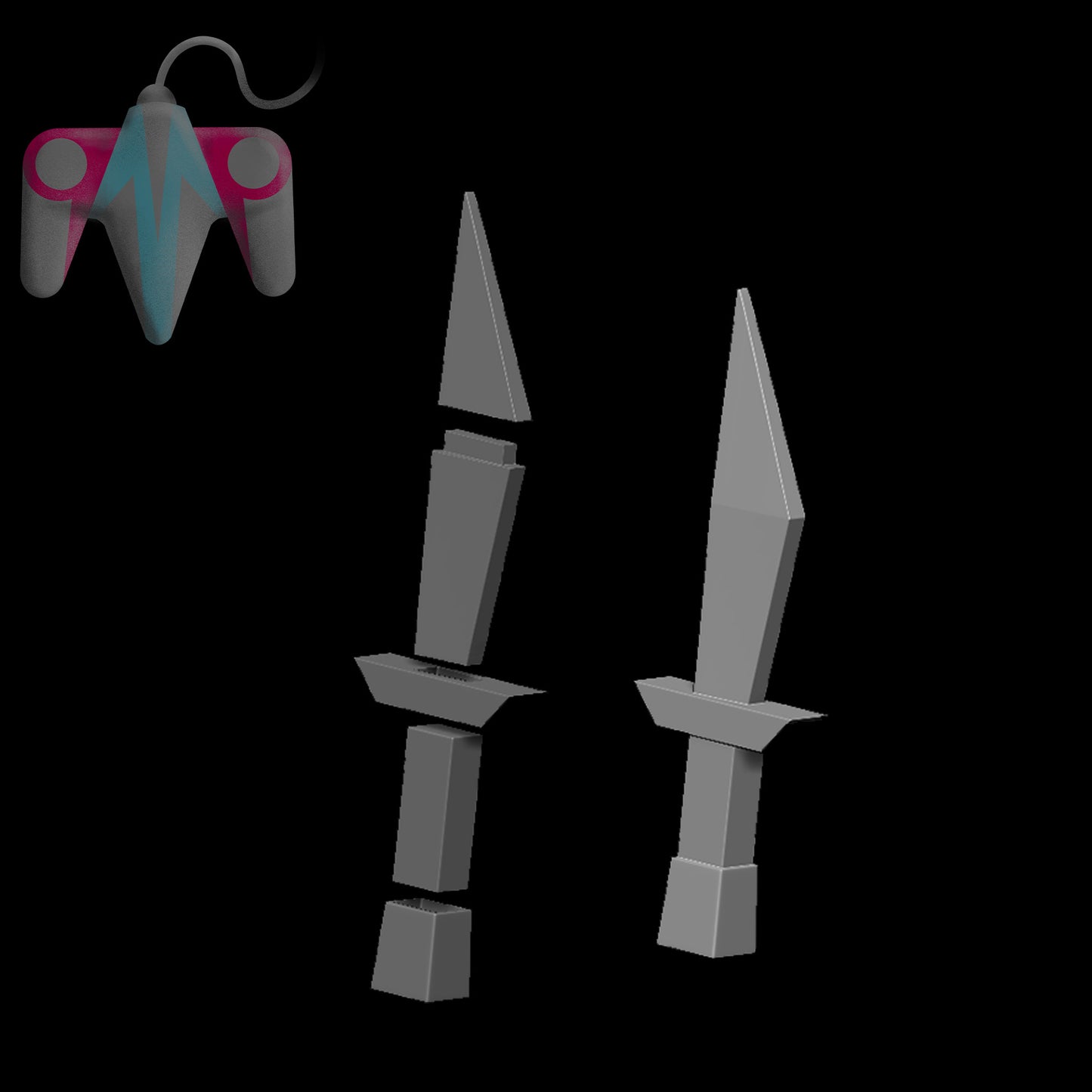 OSRS Dragon Dagger (3D File)