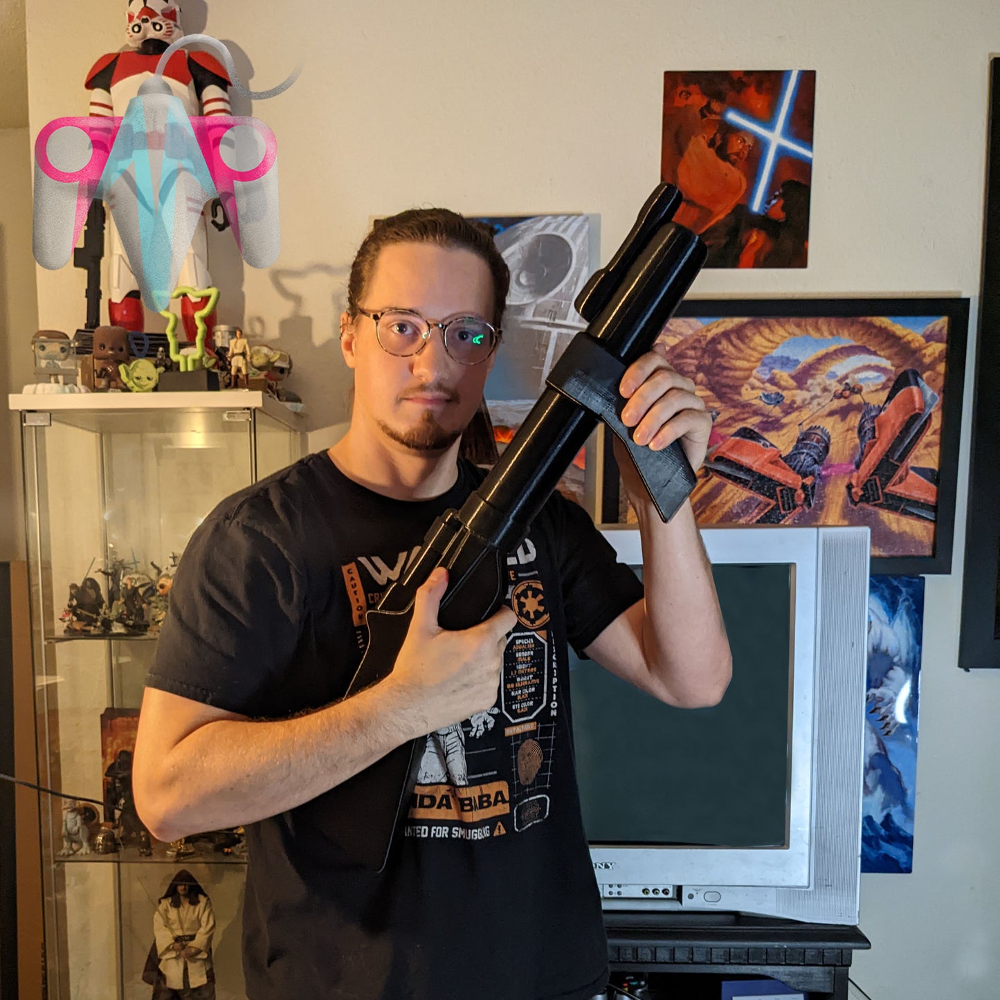3D Printed Life Size Relby Rifle Toy