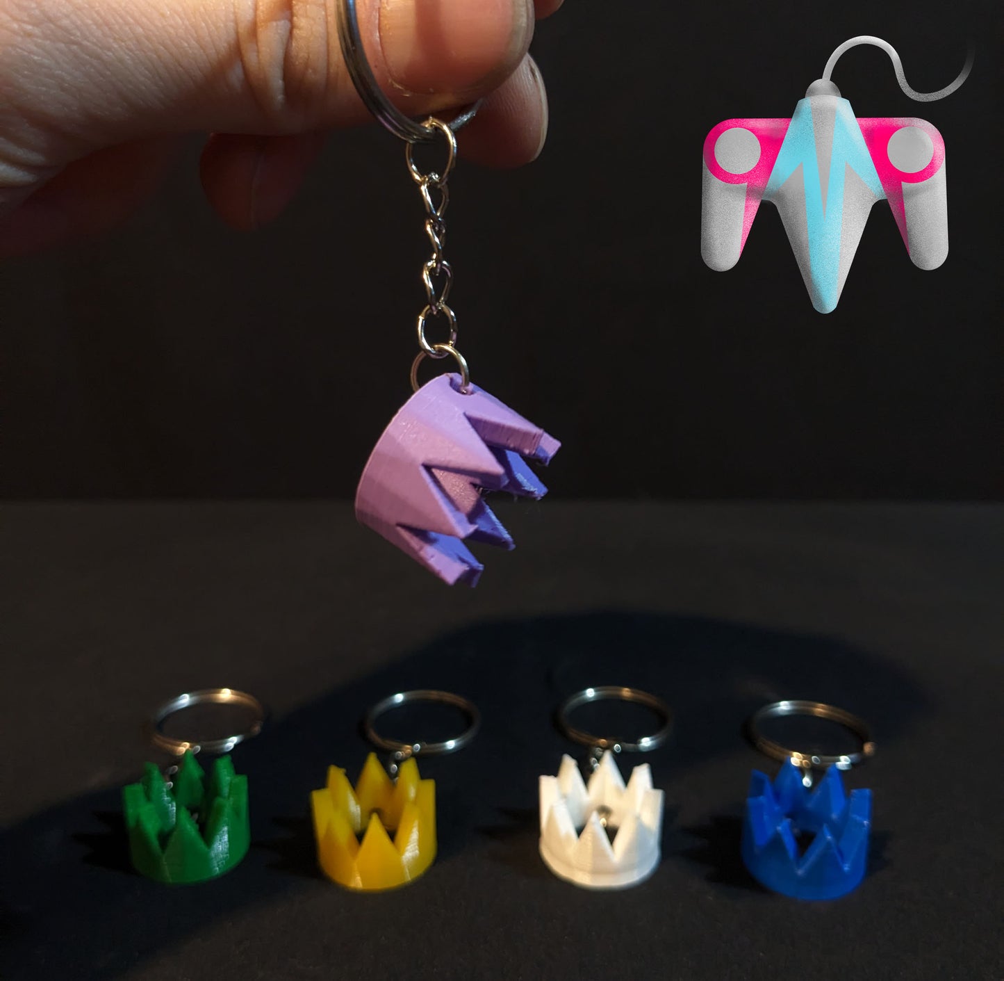 OSRS Party Hat Keychain/Earring (3D File)