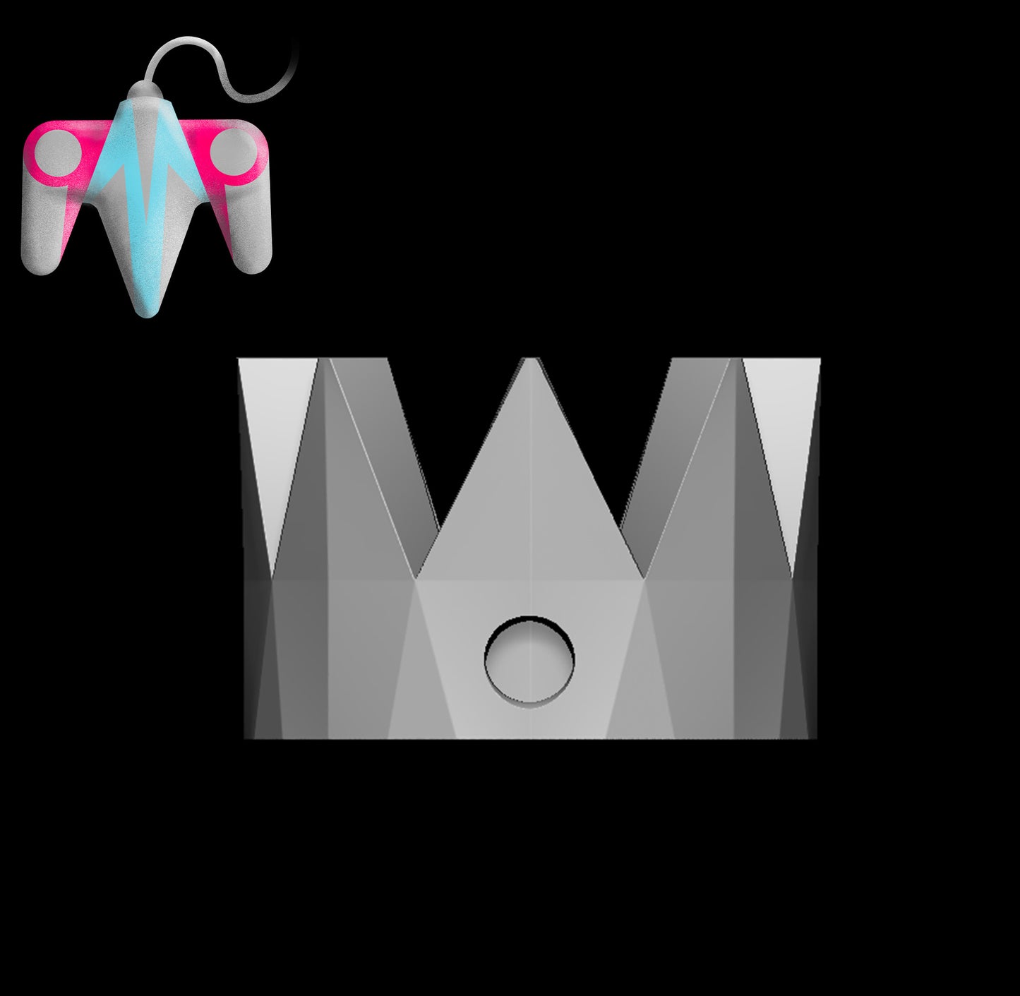 OSRS Party Hat Keychain/Earring (3D File)