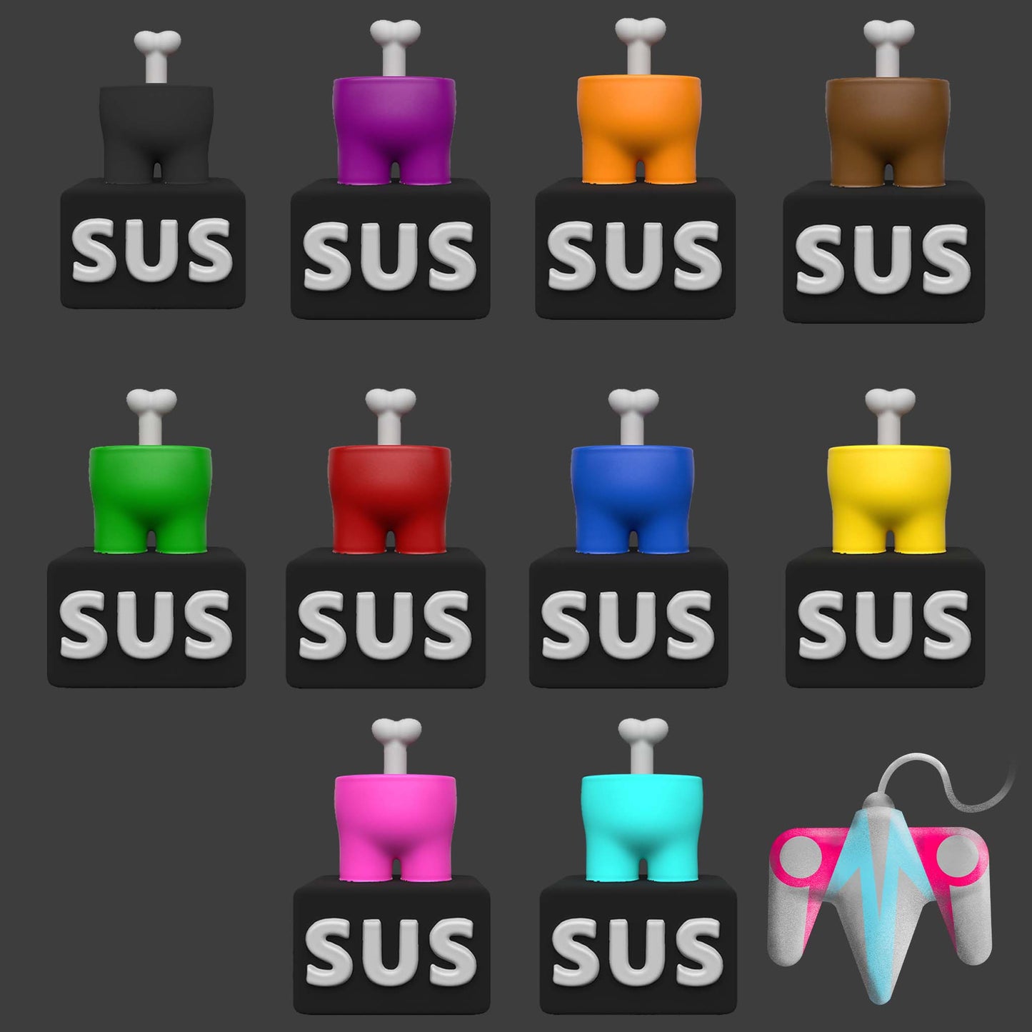 SUS Statue (3D File) – PMP Creationz